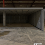 Lightweight modular vault under construction