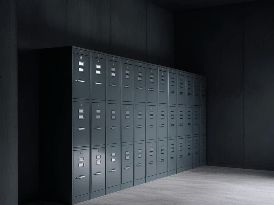 Secure modular GSA vault for classified information storage.
