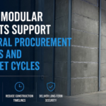 Modular vault system supporting federal procurement and government construction project